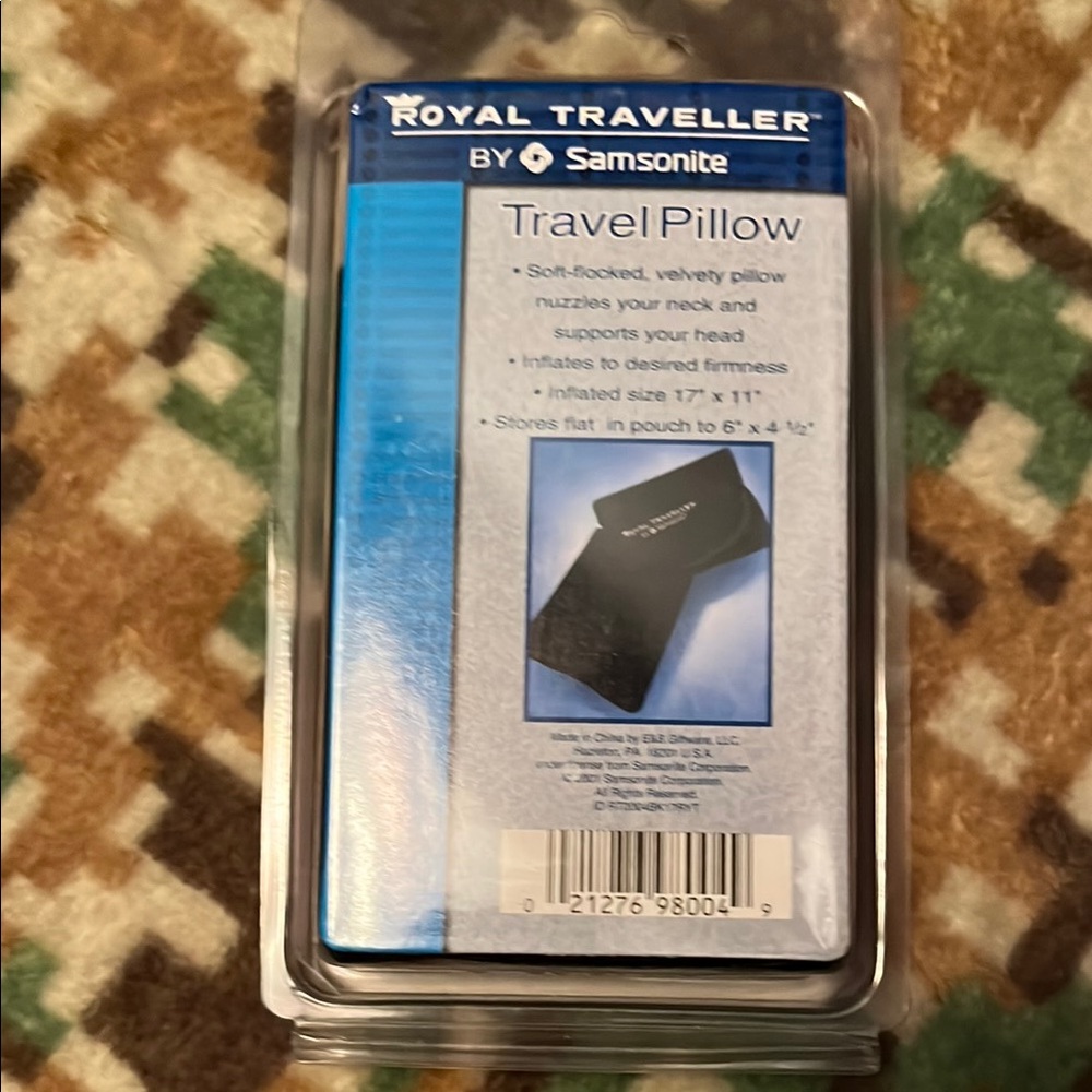 Samsonite Royal Traveller Inflatable Travel Pillow